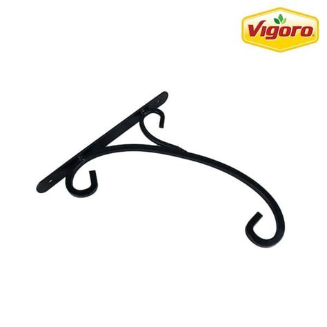 vigoro metal plant bracket instructions|9 in. Black Iron Decorative Plant Bracket .